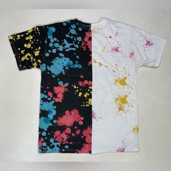 Nickelodeon Characters Cartoon Graphic T-shirt Men Medium Tie Dye Short Sleeve - Picture 3 of 5